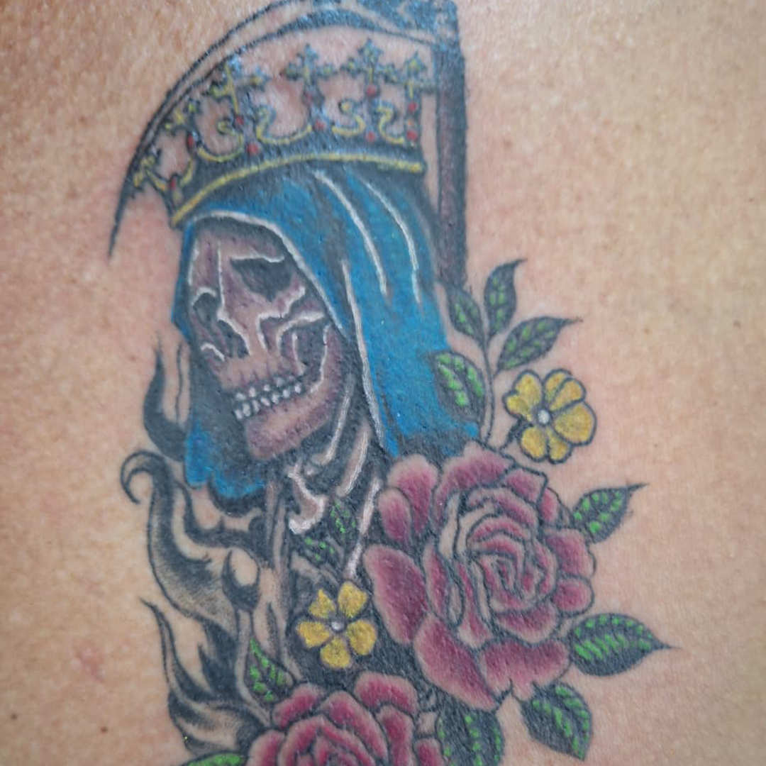tatuaje santa muerte
